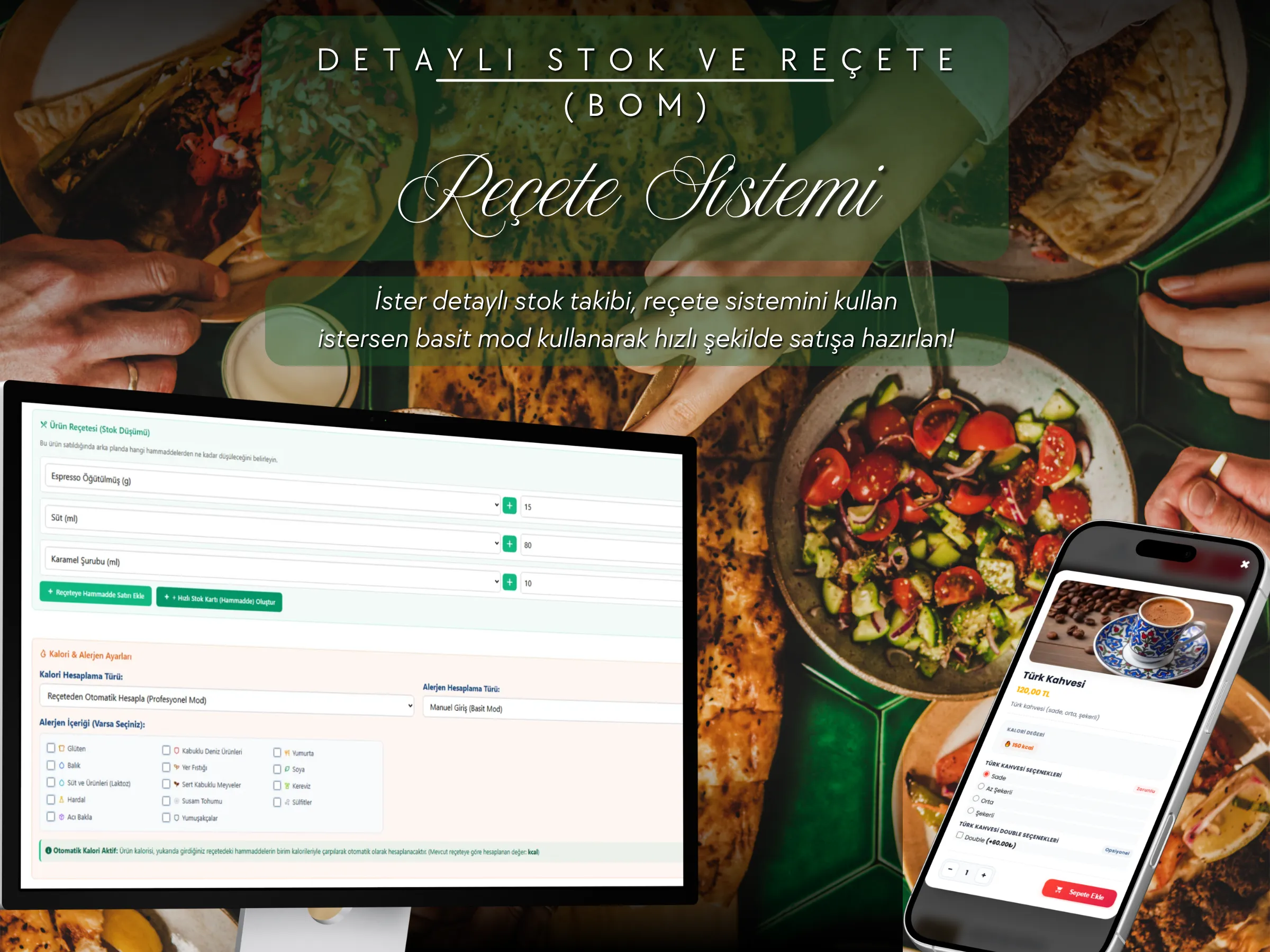 Detayl� Stok ve Re�ete (BOM)