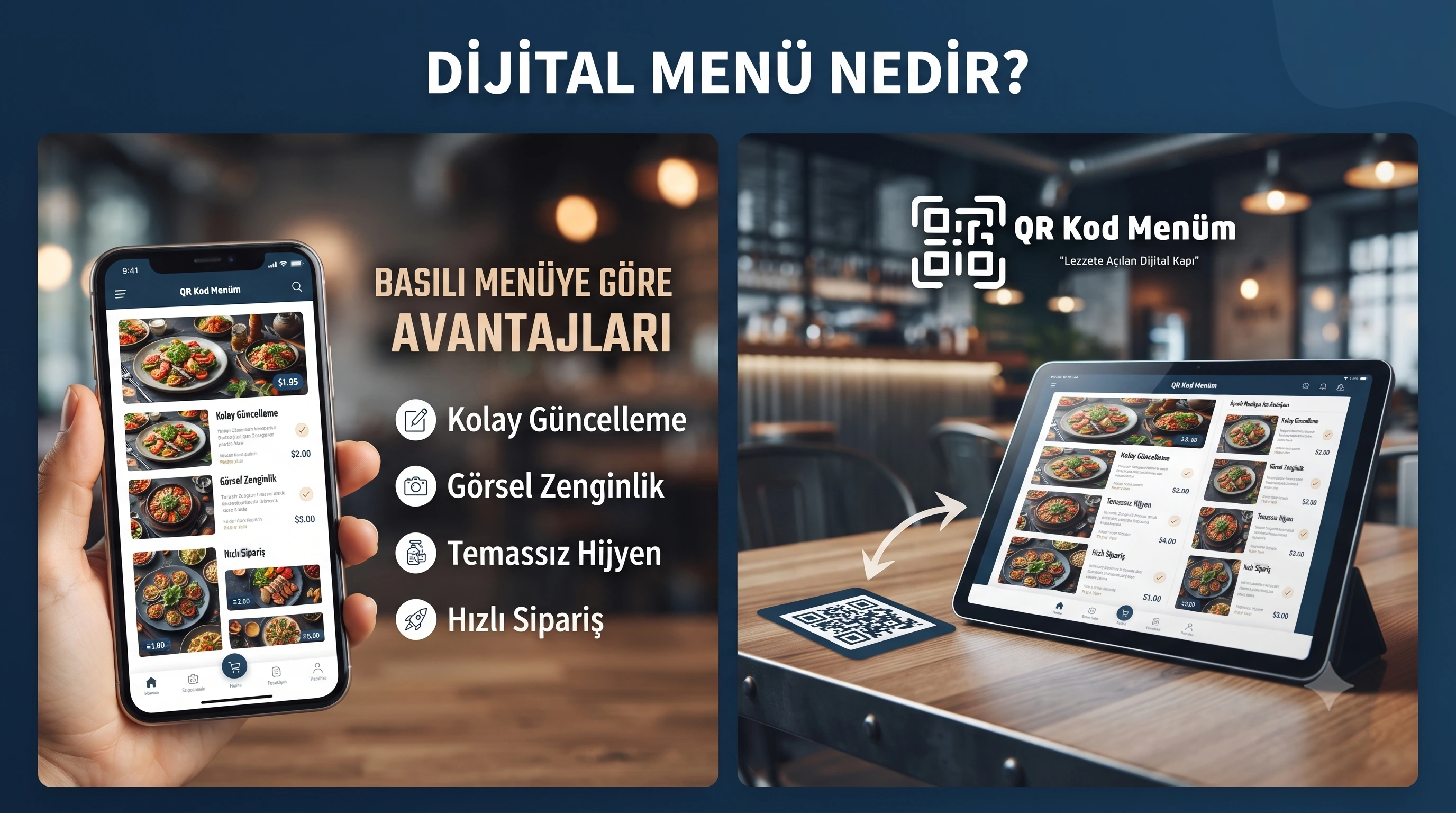 Dijital Menü Nedir? Basılı Menüye Göre Avantajları Nelerdir?