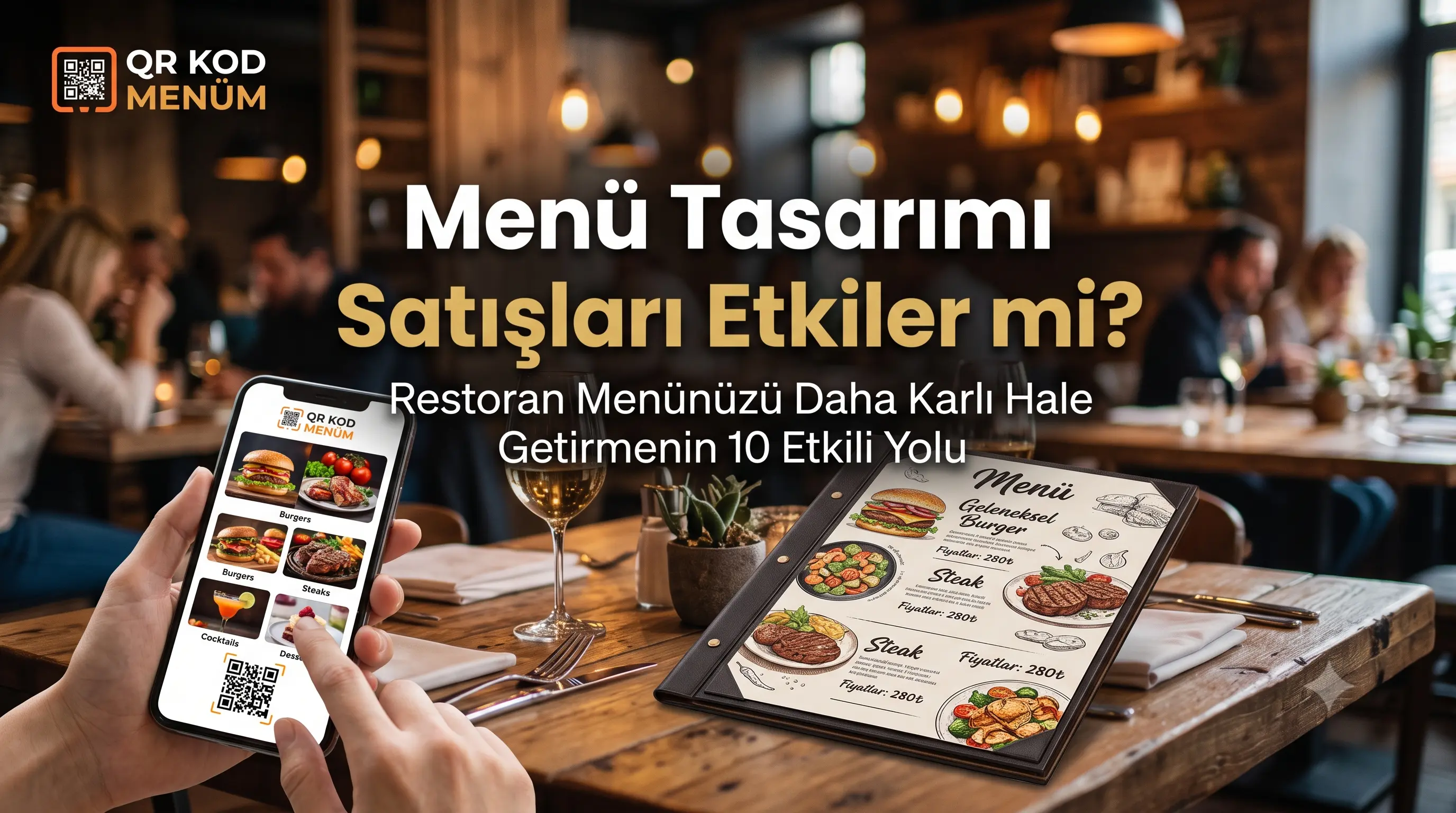 Menü Tasarımı Satışları Etkiler mi? Restoran Menünüzü Daha Karlı Hale Getirmenin 10 Etkili Yolu
